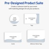 image:imageAvery Printable Rectangle Labels Black and White Polka Dots 2 x 3 Matte White Rectangle Labels Permanent LaserInkjet 80ct Great for Product MerchandisingBlue Waves