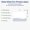 image:imageAvery Printable Rectangle Labels Black and White Polka Dots 2 x 3 Matte White Rectangle Labels Permanent LaserInkjet 80ct Great for Product MerchandisingBlue Waves