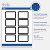 image:imageAvery Printable Rectangle Labels Black and White Polka Dots 2 x 3 Matte White Rectangle Labels Permanent LaserInkjet 80ct Great for Product MerchandisingDouble Black Border