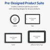 image:imageAvery Printable Rectangle Labels Black and White Polka Dots 2 x 3 Matte White Rectangle Labels Permanent LaserInkjet 80ct Great for Product MerchandisingBlack  White Polka Dots
