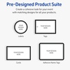 image:imageAvery Printable Rectangle Labels Black and White Polka Dots 2 x 3 Matte White Rectangle Labels Permanent LaserInkjet 80ct Great for Product MerchandisingDouble Black Border