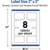 image:imageAvery Printable Rectangle Labels Black and White Polka Dots 2 x 3 Matte White Rectangle Labels Permanent LaserInkjet 80ct Great for Product MerchandisingDouble Black Border