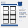 image:imageAvery Printable Rectangle Labels Double Black Border 2 x 3 Glossy White Rectangle Labels Permanent LaserInkjet 80ct Great for Product MerchandisingDouble Black Border