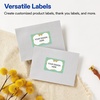 image:imageAvery Printable Rectangle Labels Gold Double Border Florals 2 x 3 Glossy White Rectangle Labels Permanent LaserInkjet 80ct Great for Product MerchandisingMint Border W Gold Bow