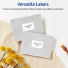 image:imageAvery Printable Rectangle Labels Gold Double Border Florals 2 x 3 Glossy White Rectangle Labels Permanent LaserInkjet 80ct Great for Product MerchandisingBlue Border With Gold Dots