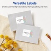image:imageAvery Printable Rectangle Labels Gold Double Border Florals 2 x 3 Glossy White Rectangle Labels Permanent LaserInkjet 80ct Great for Product MerchandisingWatercolors With Gold Ginkgo Leaves