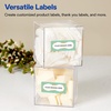image:imageAvery Printable Rectangle Labels Sure Feed Technology Blue Border Gold Dots Design 1 x 258 Glossy White Permanent Adhesive LaserInkjet 160 Total Great for AddressingMint Border W Gold Bow