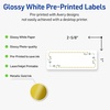 image:imageAvery Printable Rectangle Labels Sure Feed Technology Blue Border Gold Dots Design 1 x 258 Glossy White Permanent Adhesive LaserInkjet 160 Total Great for AddressingGreen Florals With Gold Dots