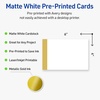 image:imageAvery Printable Rectangle Postcards Gold MultiLined Border 4 x 6 Matte White LaserInkjet 20ct Great for PostcardsDipped Gold Edge