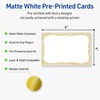image:imageAvery Printable Rectangle Postcards Gold MultiLined Border 4 x 6 Matte White LaserInkjet 20ct Great for PostcardsFlourished Metallic Gold Florals