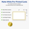 image:imageAvery Printable Rectangle Postcards Gold MultiLined Border 4 x 6 Matte White LaserInkjet 20ct Great for PostcardsGold Beads