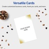 image:imageAvery Printable Rectangle Postcards Gold MultiLined Border 4 x 6 Matte White LaserInkjet 20ct Great for PostcardsGold Blush