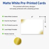 image:imageAvery Printable Rectangle Postcards Gold MultiLined Border 4 x 6 Matte White LaserInkjet 20ct Great for PostcardsGold Blush