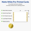 image:imageAvery Printable Rectangle Postcards Gold MultiLined Border 4 x 6 Matte White LaserInkjet 20ct Great for PostcardsGold Dots Edge