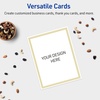 image:imageAvery Printable Rectangle Postcards Gold MultiLined Border 4 x 6 Matte White LaserInkjet 20ct Great for PostcardsMultiLined Gold Border