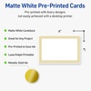 image:imageAvery Printable Rectangle Postcards Gold MultiLined Border 4 x 6 Matte White LaserInkjet 20ct Great for PostcardsMultiLined Gold Border
