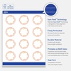 image:imageAvery Printable Round Cards Sure Feed Technology 2 Diameter Matte White with Blue Border Gold Dots Design Laser amp Inkjet Compatible 120 Total Great for Branding Weddings and MorePink Stripes with Metallic Gold Bow
