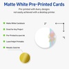 image:imageAvery Printable Round Cards Sure Feed Technology 2 Diameter Matte White with Blue Border Gold Dots Design Laser amp Inkjet Compatible 120 Total Great for Branding Weddings and MoreWatercolors with Gold Ginkgo Leaves