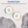 image:imageAvery Printable Round Cards Sure Feed Technology 2 Diameter Matte White with Blue Border Gold Dots Design Laser amp Inkjet Compatible 120 Total Great for Branding Weddings and MoreColor Block with Metallic Gold Veins