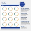 image:imageAvery Printable Round Cards Sure Feed Technology 2 Diameter Matte White with Blue Border Gold Dots Design Laser amp Inkjet Compatible 120 Total Great for Branding Weddings and MoreColor Block with Metallic Gold Veins