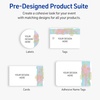 image:imageAvery Printable Round Cards Sure Feed Technology 2 Diameter Matte White with Blue Border Gold Dots Design Laser amp Inkjet Compatible 120 Total Great for Branding Weddings and MoreWatercolors with Gold Ginkgo Leaves