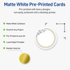 image:imageAvery Printable Round Cards Sure Feed Technology 2 Diameter Matte White with Blue Border Gold Dots Design Laser amp Inkjet Compatible 120 Total Great for Branding Weddings and MoreGold  Navy Border with Florals