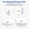 image:imageAvery Printable Square Labels Double Black Border 3 x 3 Matte White Square Labels Permanent LaserInkjet 60ct Great for Product MerchandisingBlue Waves
