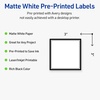 image:imageAvery Printable Square Labels Double Black Border 3 x 3 Matte White Square Labels Permanent LaserInkjet 60ct Great for Product MerchandisingDouble Black Border