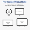 image:imageAvery Printable Square Labels Double Black Border 3 x 3 Matte White Square Labels Permanent LaserInkjet 60ct Great for Product MerchandisingDouble Black Border