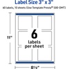 image:imageAvery Printable Square Labels Gold Dots Green Florals 3 x 3 Glossy White Square Labels Permanent LaserInkjet 60ct Great for Product MerchandisingDouble Gold Border With Florals