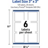 image:imageAvery Printable Square Labels Gold Dots Green Florals 3 x 3 Glossy White Square Labels Permanent LaserInkjet 60ct Great for Product MerchandisingGold  Navy Border With Florals