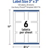 image:imageAvery Printable Square Labels Gold Dots Green Florals 3 x 3 Glossy White Square Labels Permanent LaserInkjet 60ct Great for Product MerchandisingPink Stripes With Metallic Gold Bow