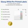 image:imageAvery Printable Square Labels Gold Dots Green Florals 3 x 3 Glossy White Square Labels Permanent LaserInkjet 60ct Great for Product MerchandisingWatercolors With Gold Ginkgo Leaves