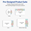 image:imageAvery Printable Square Labels Gold Dots Green Florals 3 x 3 Glossy White Square Labels Permanent LaserInkjet 60ct Great for Product MerchandisingWatercolors With Gold Ginkgo Leaves