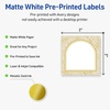 image:imageAvery Printable Square Labels Gold Edge Dots 2 x 2 Matte White Square Labels Permanent LaserInkjet 120ct Great for Product MerchandisingArched Metallic Gold Florals