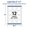 image:imageAvery Printable Square Labels Gold Edge Dots 2 x 2 Matte White Square Labels Permanent LaserInkjet 120ct Great for Product MerchandisingGold Beads