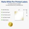 image:imageAvery Printable Square Labels Gold Edge Dots 2 x 2 Matte White Square Labels Permanent LaserInkjet 120ct Great for Product MerchandisingGold Blush