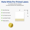 image:imageAvery Printable Square Labels Gold Edge Dots 2 x 2 Matte White Square Labels Permanent LaserInkjet 120ct Great for Product MerchandisingGold Lace Trim