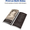 image:imageAvery Printable TriFold Brochures with Mailing Seals 85 x 11 Matte White 100 Blank Brochure Paper for Inkjet Printers 08324One Size Pack of 5