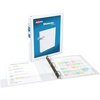 image:imageAvery Showcase Standard View 3 Ring Binder 1 Slant Rings 250Sheet Capacity 14 Inch Wide Spine 1 White Binder Ideal for Lightweight Organization and Occasional Referencing 196011