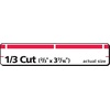 image:imageAvery TrueBlock File Folder Labels 23 x 3716 1500 Printable Labels WhiteRed Permanent 50665