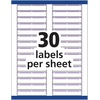 image:imageAvery TrueBlock File Folder Labels 23 x 3716 750 Printable Labels WhitePurple Permanent 5666One Size Pack of 5