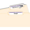 image:imageAvery TrueBlock File Folder Labels 23 x 3716 750 Printable Labels WhitePurple Permanent 5666One Size Pack of 5
