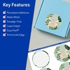 image:imageAvery TrueBlock Matte White Round Labels Sure Feed Technology 275 Diameter 60 Matte White Labels PrinttoTheEdge LaserInkjet Printable Great for Packaging and Product Merchandising300 labels