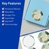 image:imageAvery TrueBlock Matte White Round Labels Sure Feed Technology 275 Diameter 60 Matte White Labels PrinttoTheEdge LaserInkjet Printable Great for Packaging and Product Merchandising600 labels