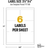 image:imageAvery UltraDuty GHS Labels Waterproof 2 X 3 White Rectangle Labels  200 Total Use with Laser Printers313 X 4
