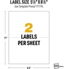 image:imageAvery UltraDuty GHS Labels Waterproof 2 X 3 White Rectangle Labels  200 Total Use with Laser Printers55 x 85