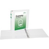 image:imageOffice Essentials Economy View 3 Ring Binders 15 Round Rings 21 Spine 275Sheet Capacity White Binders 12Pack of 03426