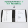 image:imageOffice Essentials Economy View 3 Ring Binders 15 Round Rings 21 Spine 275Sheet Capacity White Binders 12Pack of 03426