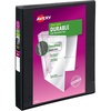 image:imageAvery Durable Clear View 3 Ring Binders 1 Inch EZD Rings 1 Black Binder 09300